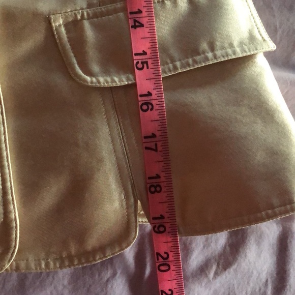 Kay Unger Gold Size 6 silk mix short jacket. - Picture 12 of 12